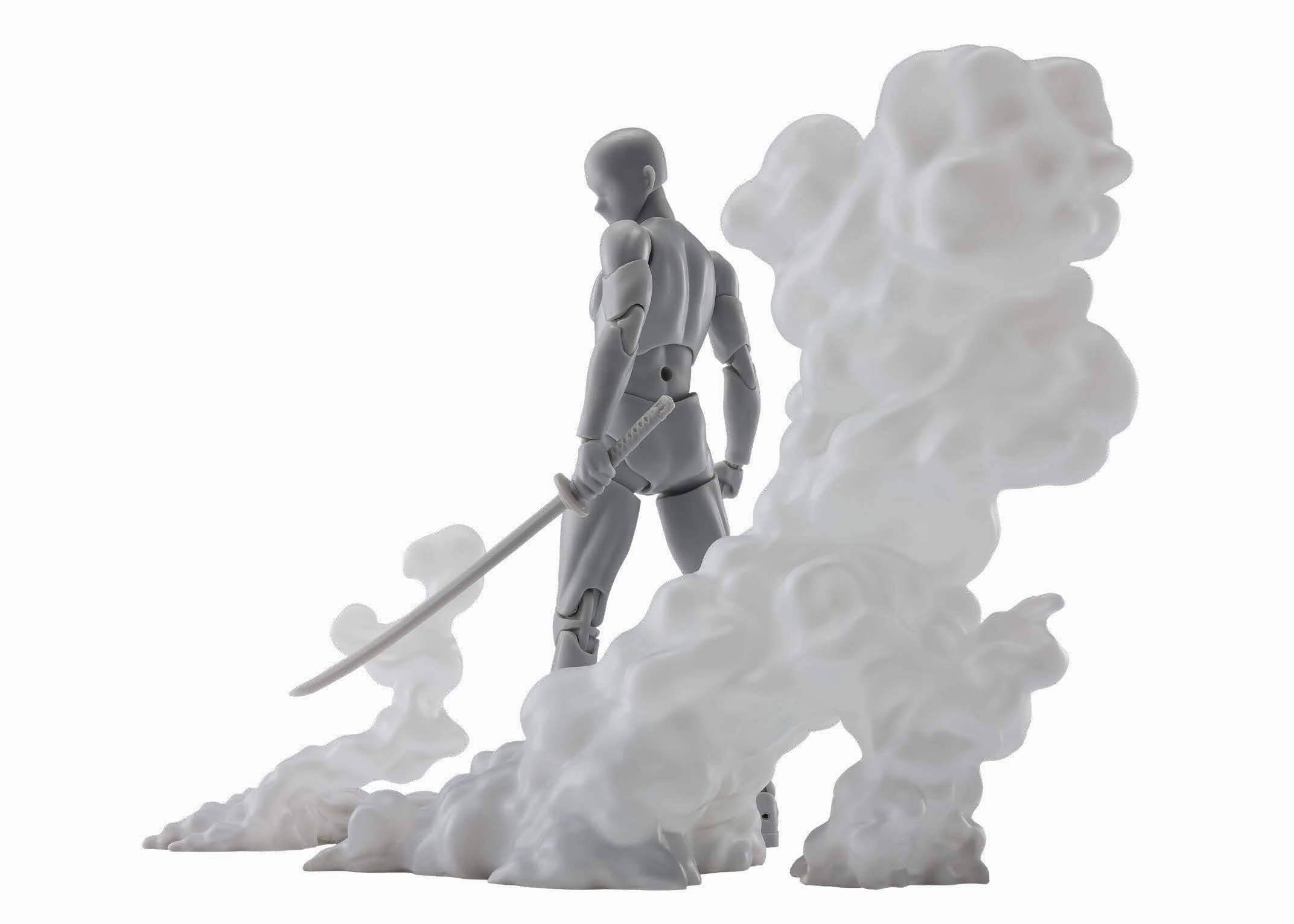 Tamashii Effect Smoke White Ver. for S.H.Figuarts Interactive Exhibit PVC Unit