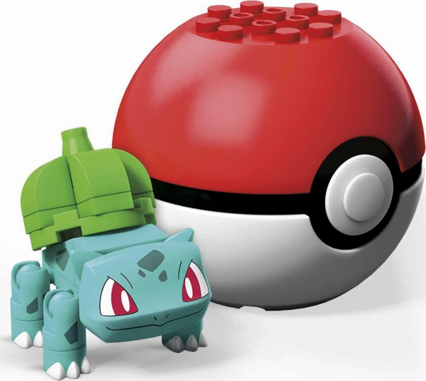 Mega Construx Pokemon Buildable Bulbasaur Figure & Poke Ball Recognition Gift