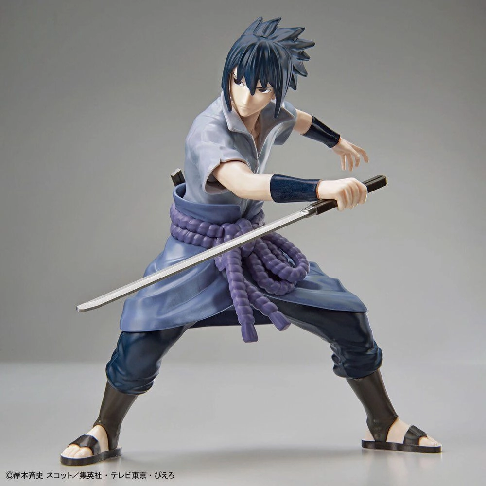 Bandai Entry Grade Naruto: Shippuden Sasuke Uchiha Model Kit Wood Carving