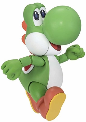 Gaming Statue Gender Neutral Yoshi S.H.Figuarts Super Mario Brothers - Bandai