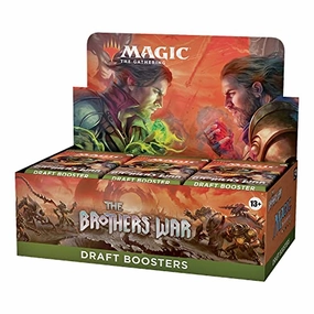 Mystery Drop Opening Toy Pack Series MAGIC: The Gathering The Brothers' War Draft Booster (English Ver.)