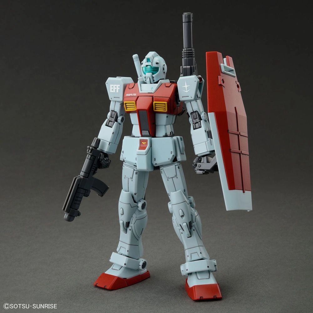 Fabric Figure Comic Adaptation Gundam 1/144 HG The Origin RGM-79 GM (Shoulder Cannon / Missile Pod) Model Kit