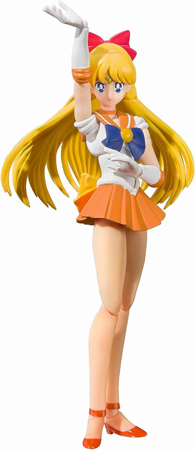 Anime Statue Shelving Decoration S.H.Figuarts "Pretty Guardian Sailor Moon" Sailor Venus -Animation Color Edition-