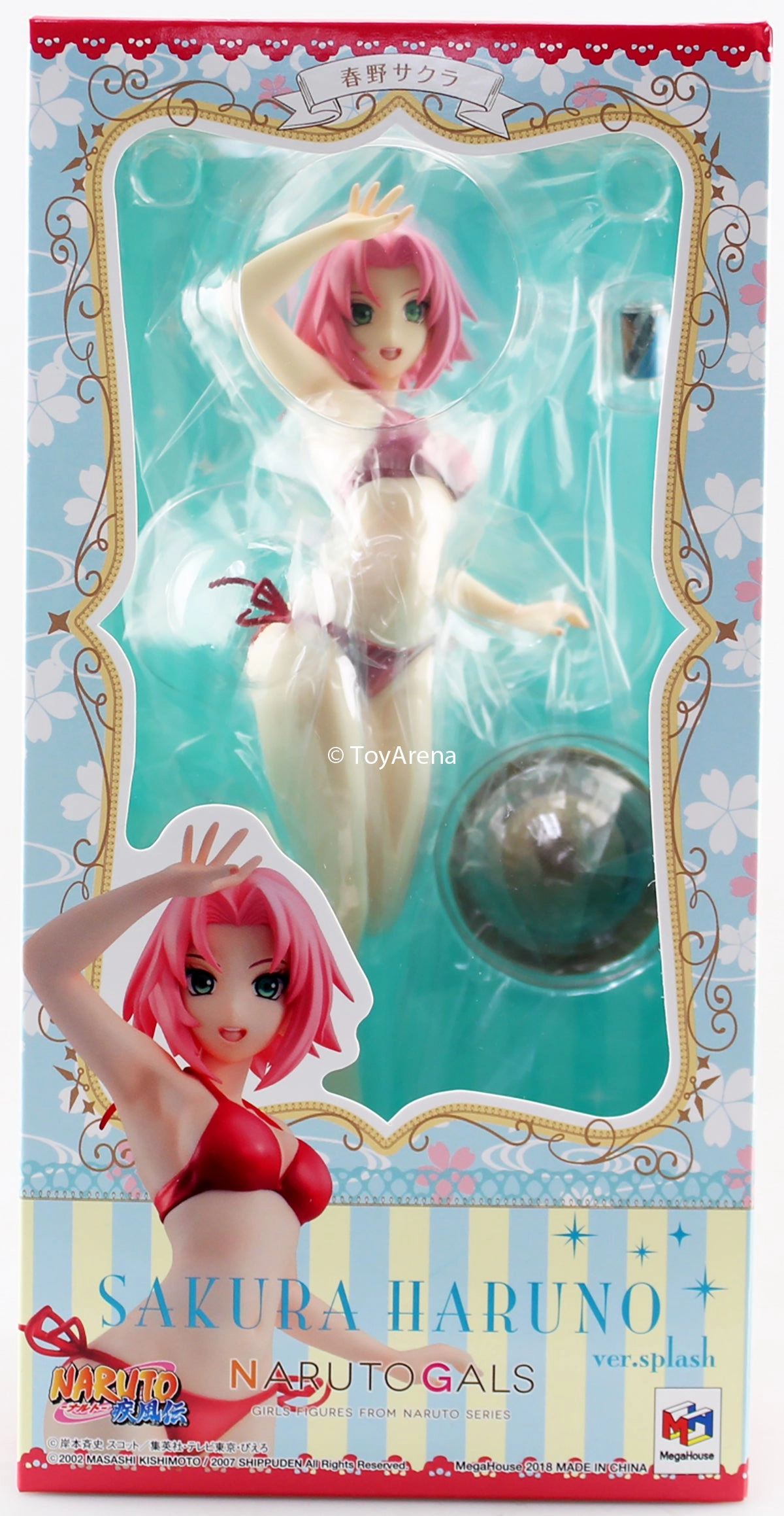 Independent Artist Vinyl Statue Megahouse Naruto Shippuden Gals Haruno Sakura Splash Ver. Statue Figure