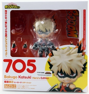 Chibi Collectible Nendoroid #705 Katsuki Bakugo Hero's Edition My Hero Academia
