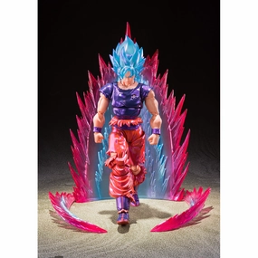 S.H. Figuarts Dragon Ball Super Saiyan God Super Saiyan Son Goku Kaio-Ken Event Exclusive Color Edition Action Figure Dog Statue High Quality