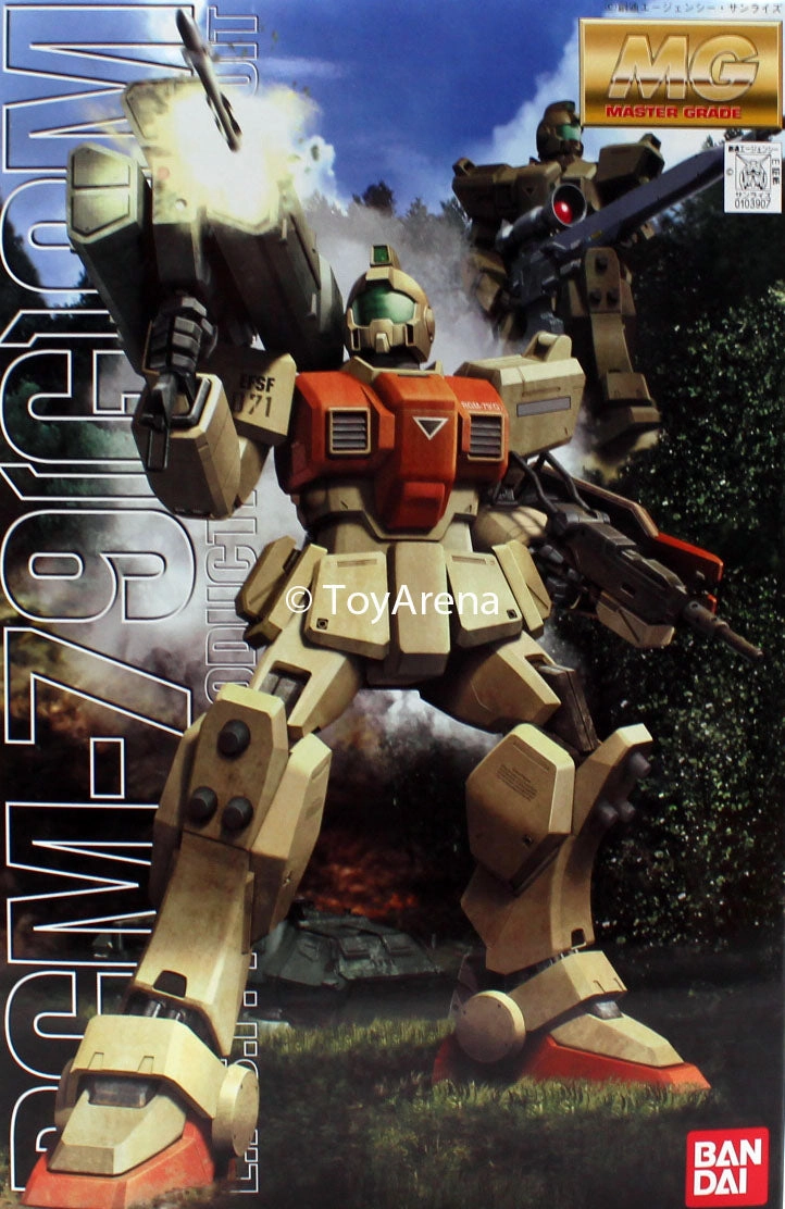 Workstation Decor Gundam 1/100 MG 08th MS Team MG RGM-79 [G] GM E.F.S.F First Production Mobile Suit Model Kit