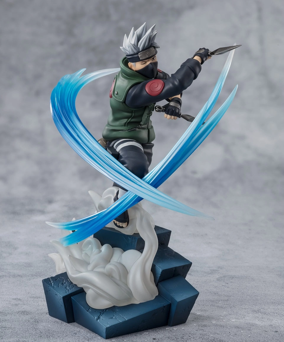 Figuarts Zero Extra Battle Naruto Shippuden Kakashi Hatake (Conclusion With One Once Called A Friend) Statue Staircase Decor Historic Replica