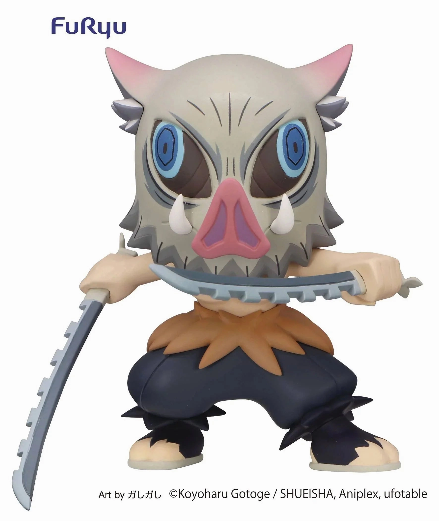 Gaming Merchandise Figure | Demon Slayer: Kimetsu no Yaiba | Inosuke Hashibira | FuRyu Toonize