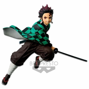 Figure | Demon Slayer: Kimetsu no Yaiba | Tanjiro Kamado | Banpresto Vibration Stars Library Decor