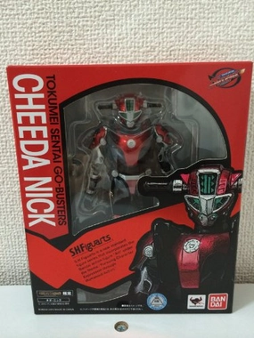Cheeda Nick S.H.Figuarts Tokumei Sentai Go-Busters - Bandai Desktop Decor Office Desk Toy