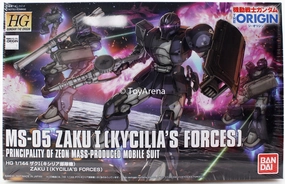 Event specific Gundam 1/144 HG The Origin #018 Zaku I Kycilia's Forces Model Kit