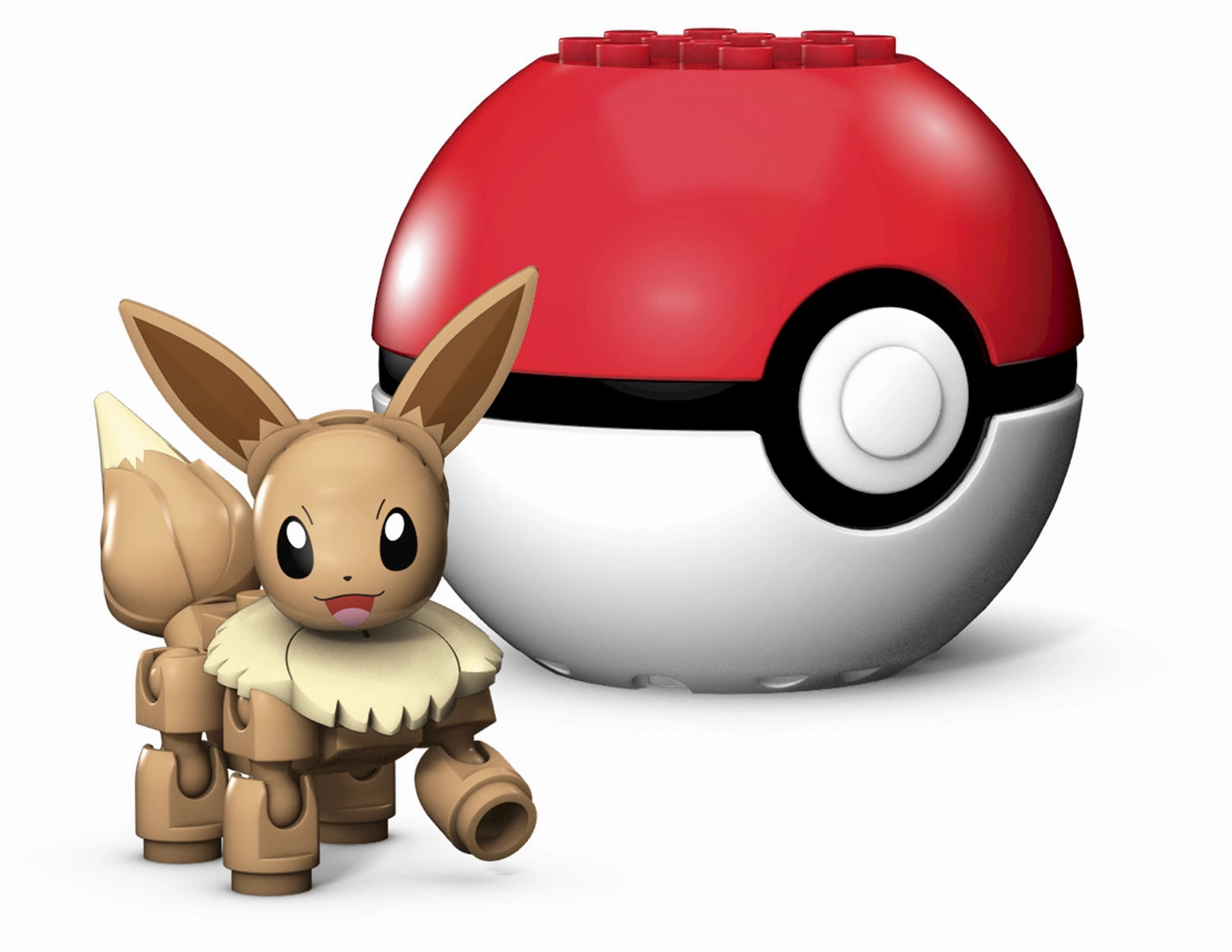 Blind Box Toy Mega Construx Pokemon Buildable Eevee Figure & Poke Ball