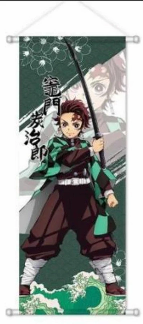 Anime Merchandise Rustic style Wall Scroll | Demon Slayer: Kimetsu no Yaiba | Tanjiro Kamado A
