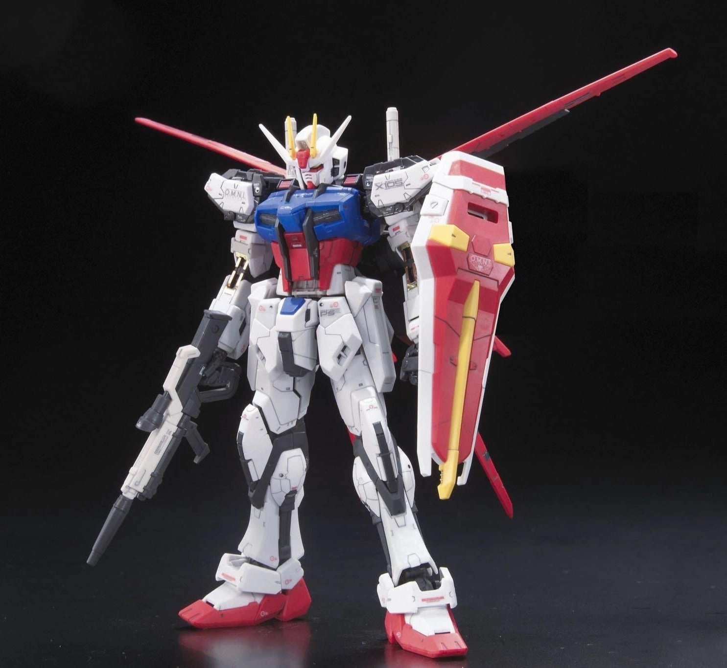 Superhero Figure Ecommerce Gundam 1/144 RG #03 Seed GAT-X105 AQM/E-X01 Aile Strike Gundam Model Kit