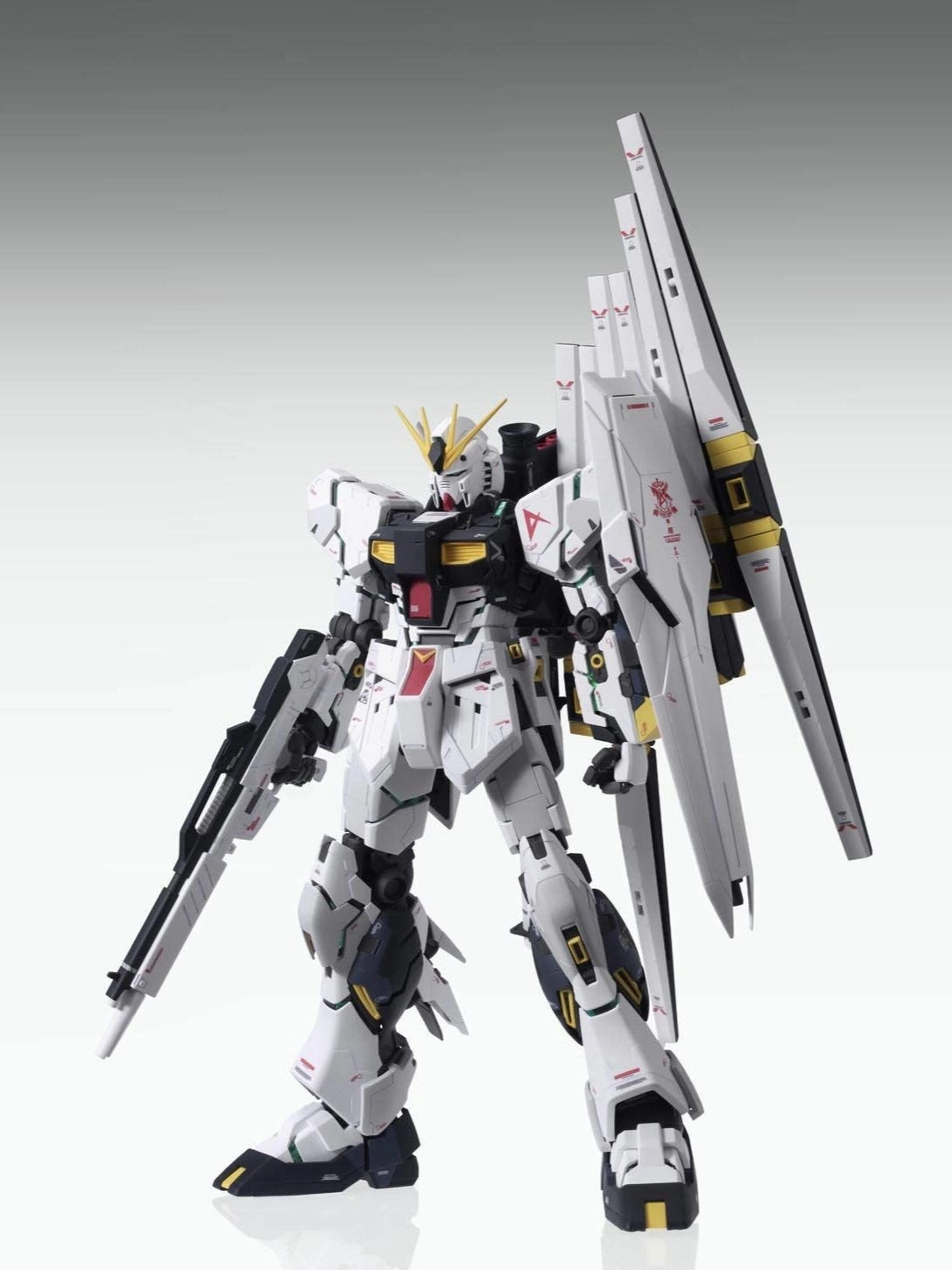 Gundam 1/100 MG RX-93 Char's Counter Attack Nu Gundam Ver. Ka Mobile Suit Model Kit Small Space
