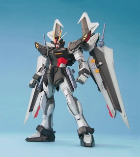 Gundam 1/100 MG Seed CE:73: Stargazer GAT-X105E AQM/E-X09S Strike Noir Model Kit Toy Sculpture