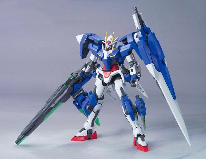 Plush Companion Gundam 1/144 HG 00 #61 GN-0000GNHW/7SG 00 Gundam Seven Sword/G Model Kit