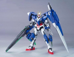 Plush Companion Gundam 1/144 HG 00 #61 GN-0000GNHW/7SG 00 Gundam Seven Sword/G Model Kit