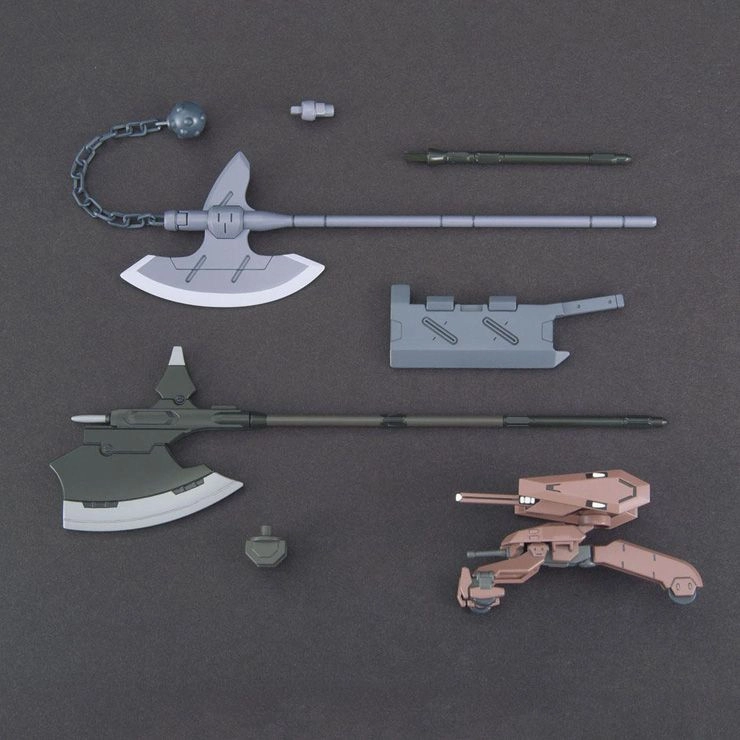 Convention Exclusive Console Game Gundam 1/144 HG IBA Customize Parts MS Option Set 3 and Gjallarhorn Mobile Worker Iron-Blooded Orphans Model Kit