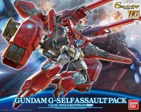 Gundam 1/144 HG Reconguista G #12 Gundam G-Self with Assault Pack Model Kit Articulated Figure Special Release