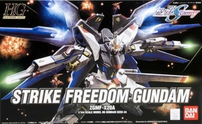 Streaming Decor Auction Item Gundam 1/144 HG Seed #34 Strike Freedom ZGMF-X20A Destiny Model Kit