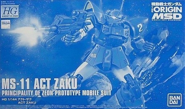 Secret Figure Gundam 1/144 HG The Origin MS-11 Act Zaku Model Kit Bandai Exclusive