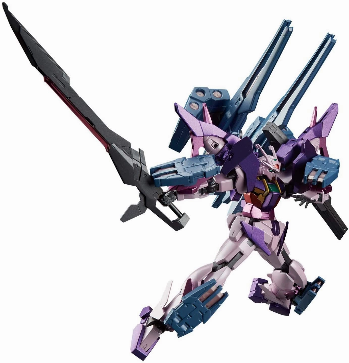Gundam 1/144 HGBD #021 GN-0000DVR/S/HWS Gundam 00 Sky HWS (Trans-Am Infinity Ver.) Model Kit Creature Replica