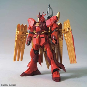 Gundam 1/144 HGBD:R #005 RX-93N04 v-Zeon (Nu-Zeon) Gundam Model Kit Art Statue