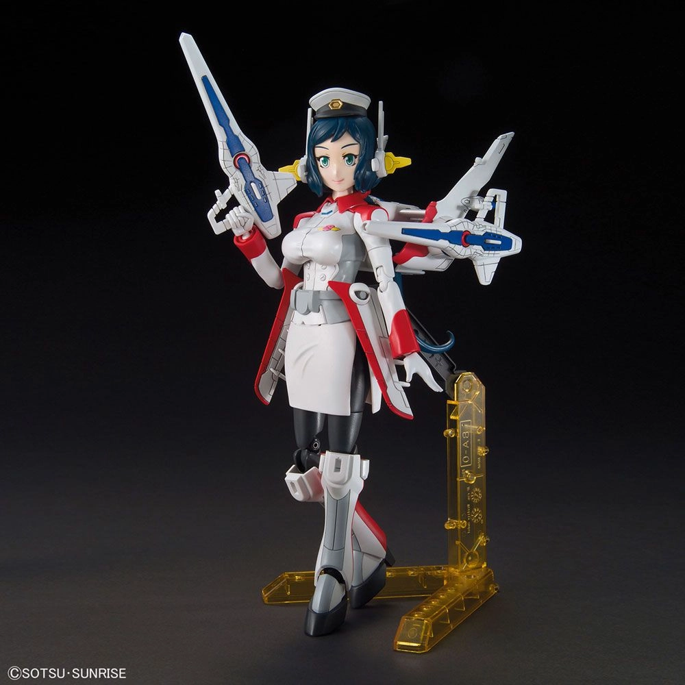 3D printed Stone Statue Gundam 1/144 HGBF #067 LR-01 Mrs. Loheng-Rinko Model Kit
