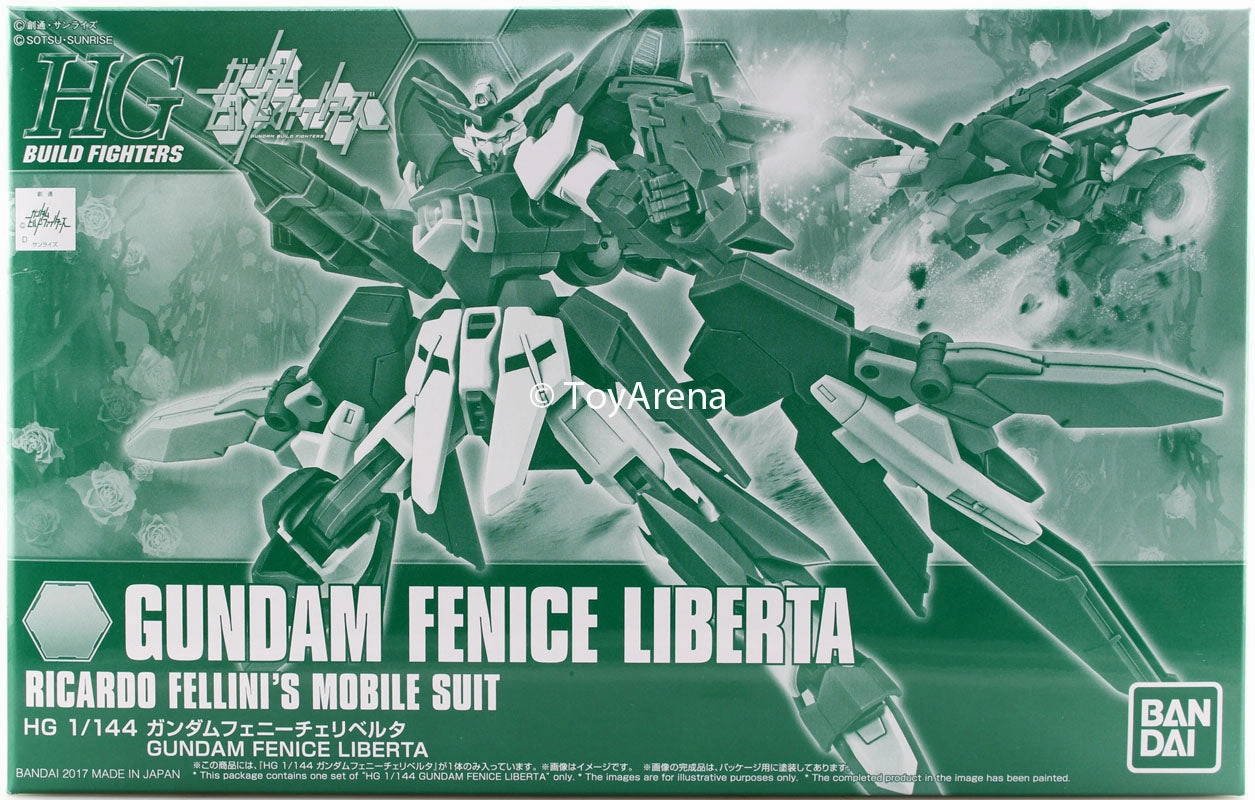 Gundam 1/144 HGBF Gundam Build Fighters Gundam Fenice Liberta Ricardo Fellini's Mobile Suit Model Kit Exclusive Greek Statue