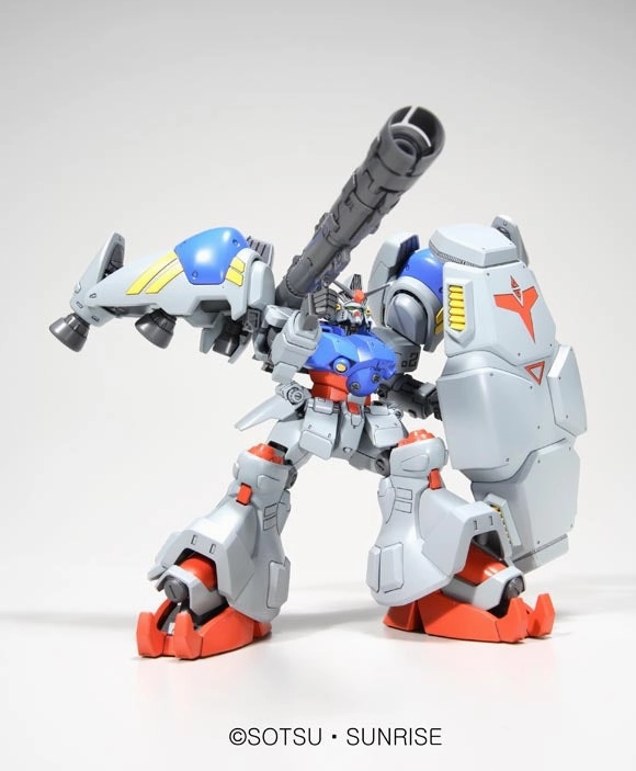 Custom Figure Vintage Statue Gundam 1/144 HGUC #075 Harmony of Gundam RX-78GP02A Gundam GP02A (Type-MLRS) Model Kit