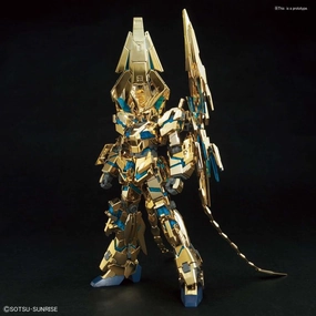 Gundam 1/144 HGUC #216 Gundam Narrative RX-0 Unicorn Gundam 03 Phenex (Destroy Mode) [Narrative Ver.] Gold Coating Model Kit Robot Model