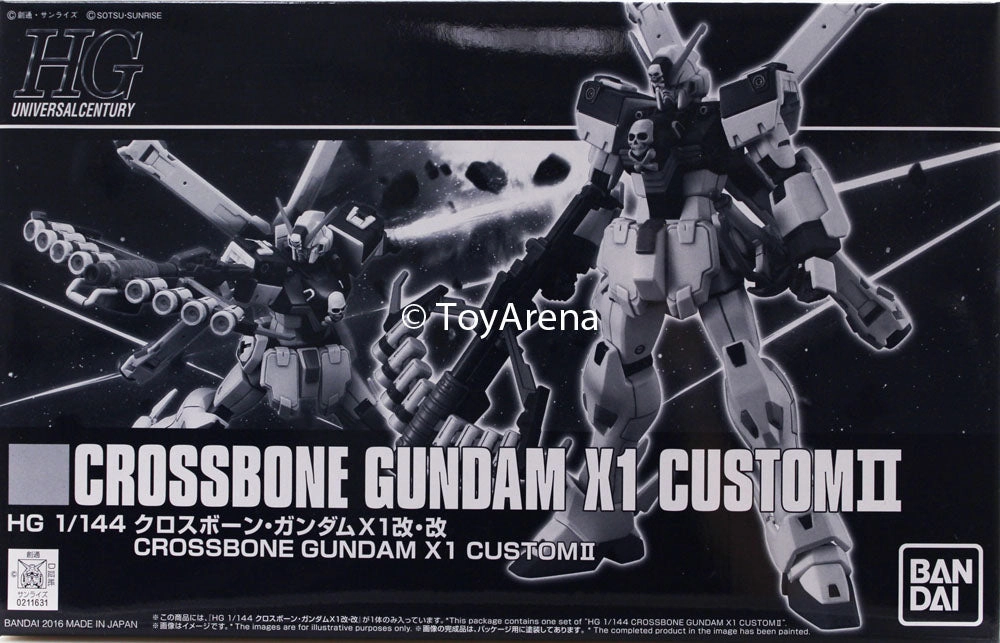 Ball Joint Craft Project Gundam 1/144 HGUC Crossbone Gundam X-I Custom II (Skullheart) Model Kit Premium Bandai Exclusive