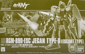 Constant Companion Collectible Art Gundam 1/144 HGUC Gundam NT RGM-89D-ESC Jegan Type-D (Escort Type) Model Kit Exclusive