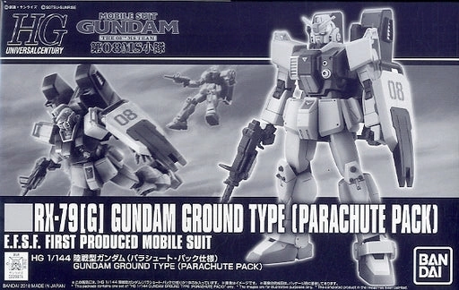 Gundam 1/144 HGUC RX-79[G] Gundam Ground Type (Parachute Pack) 08th MS Team Model Kit Exclusive Glass Art Collecting Community