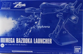 Articulated Replica Gundam 1/144 HGUC Zeta Gundam Mega Bazooka Launcher Model Kit Exclusive