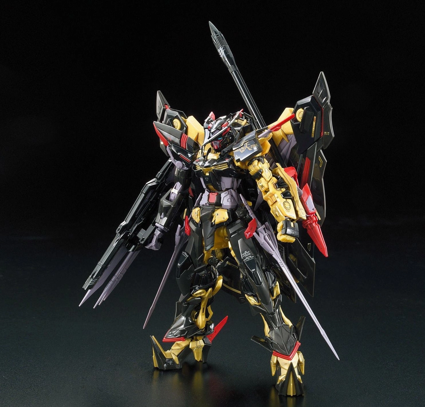 Gundam 1/144 RG #24 Seed Astray MBF-P01-Re2AMATU Gundam Astray Gold Frame Amatsu Mina Model Kit Construction Vehicle Series Set