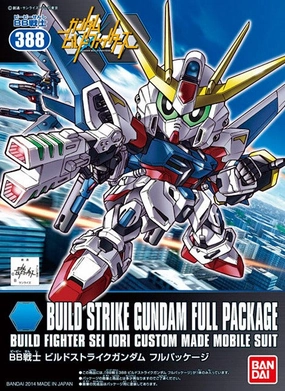 Gundam SD BB #388 Build Strike Full Package Gundam Model Kit Detailed Statue Gallery Worthy