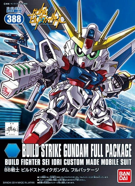 Gundam SD BB #388 Build Strike Full Package Gundam Model Kit Detailed Statue Gallery Worthy