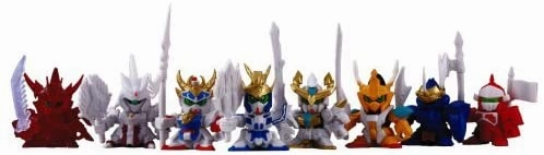 Hidden Gem Brand Collaboration Gundam SD BB  Sangokuden Collection #2 Sekiheki Set Model Kit