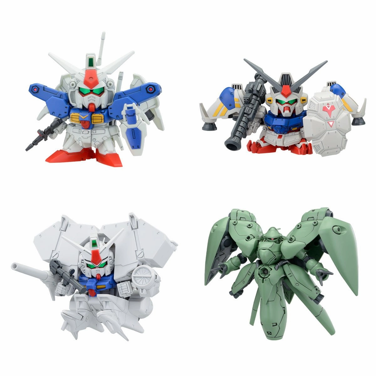 Gundam SD BB Senshi 0083 Stardust Memory Set of 4 Model Kits Teaching Aid