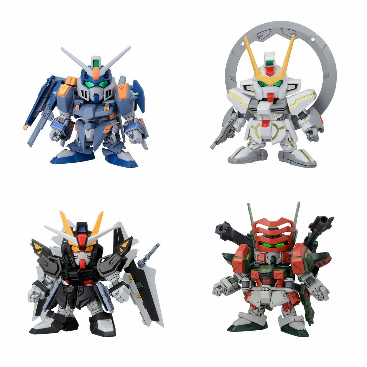 Modern Art Gundam SD BB Senshi C.E. 73 Stargazer Set of 4 Model Kits