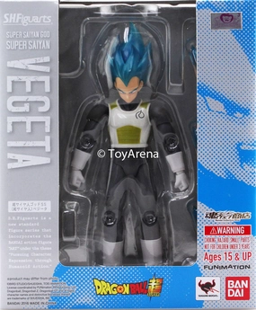 Lasting Value S.H. Figuarts Dragon Ball Z Resurrection of F Super Saiyan God Vegeta Action Figure