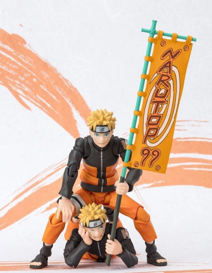S.H. Figuarts Naruto Shippuden Naruto Uzumaki (NARUTOP99 Edition) Action Figure Handicraft Item Superhero Unit