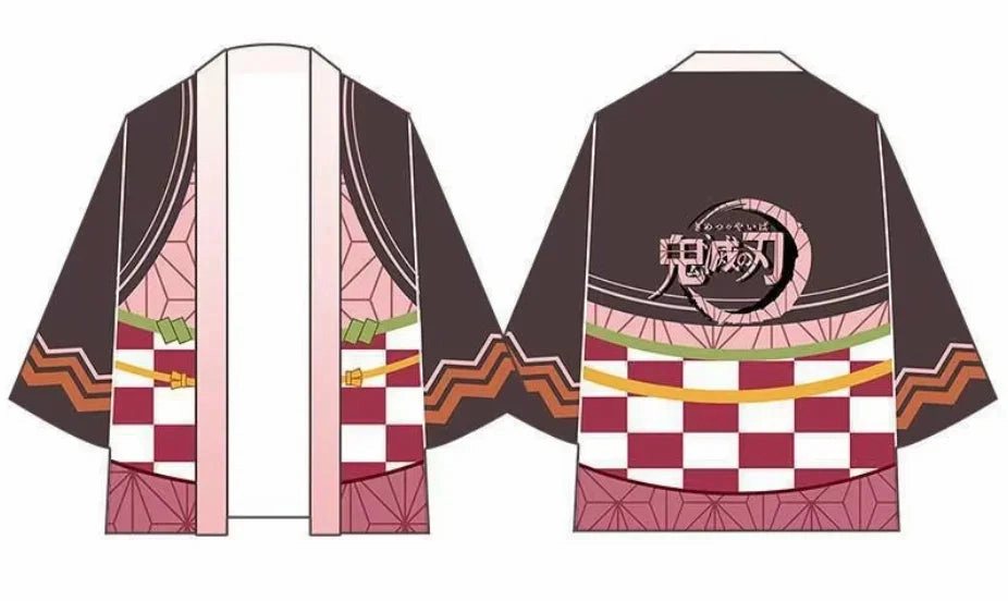 Haori | Demon Slayer: Kimetsu no Yaiba | Kamado Nezuko - Kimono Outfit Movie Model