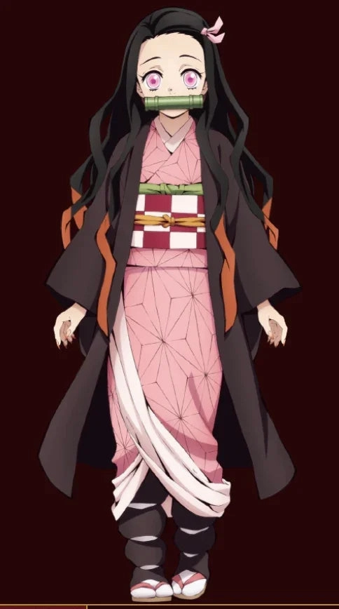 Haori | Demon Slayer: Kimetsu no Yaiba | Kamado Nezuko - Kimono Outfit Gaming Peripheral Viral Sensation