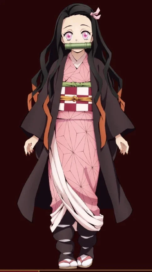 Ball Joint Haori | Demon Slayer: Kimetsu no Yaiba | Kamado Nezuko - Pink Asanoha Pattern