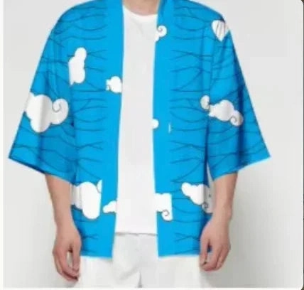 Bird Model Haori | Demon Slayer: Kimetsu no Yaiba | Kamado Tanjiro - Blue Clouds