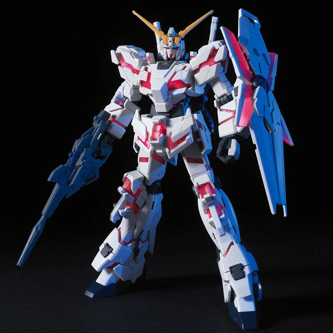Online Game Christmas Decoration Gundam 1/144 HGUC #100 RX-0 Unicorn Gundam (Destroy Mode) Model Kit